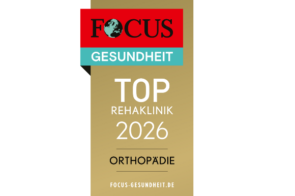 Qualitätssiegel Top Klinik 2026 in der Orthopädie